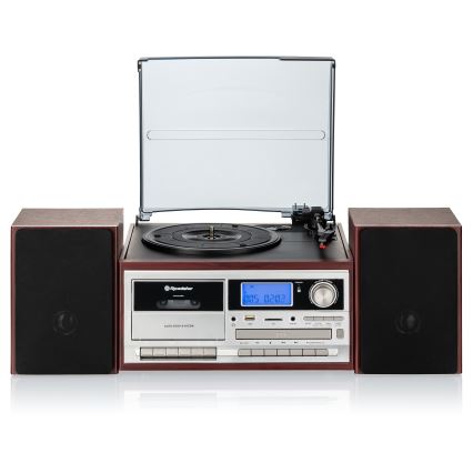 Roadstar HIF-8892 EBT - Hi-Fi система з грамофоном, CD та касетою, 64 Вт/230 В + ПДУ
