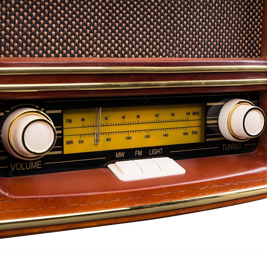 Roadstar HRA-1500/N - Радіо FM/MW 24 Вт/230 В/6xLR14