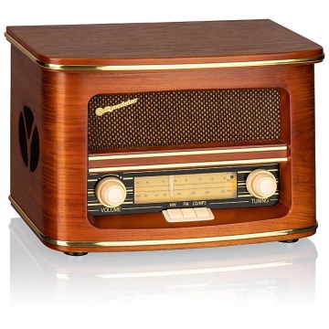 Roadstar HRA-1500UEMP - Радіоприймач із CD і USB 32 Вт/230 В + пульт дистанційного керування