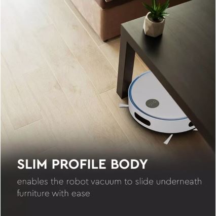 Робот-пылесос белый/черный + пульт ДУ