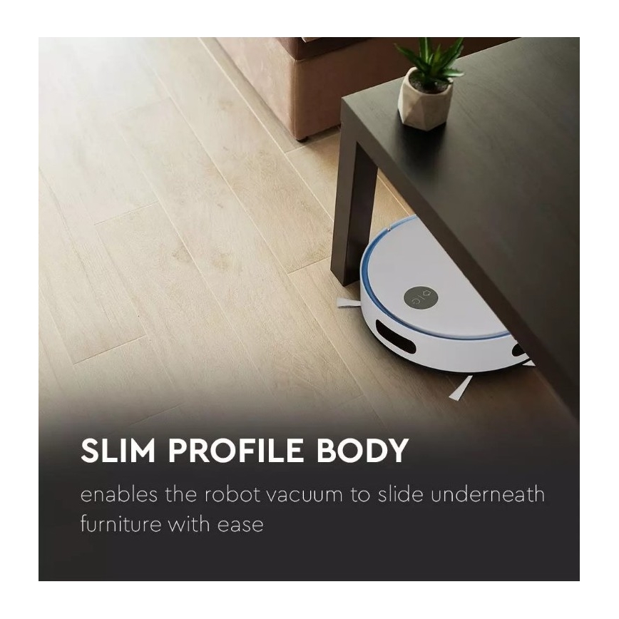 Робот-пылесос белый/черный + пульт ДУ