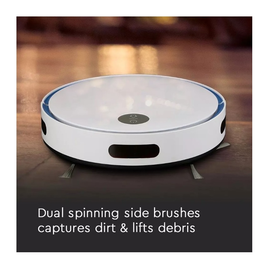 Робот-пылесос белый/черный + пульт ДУ