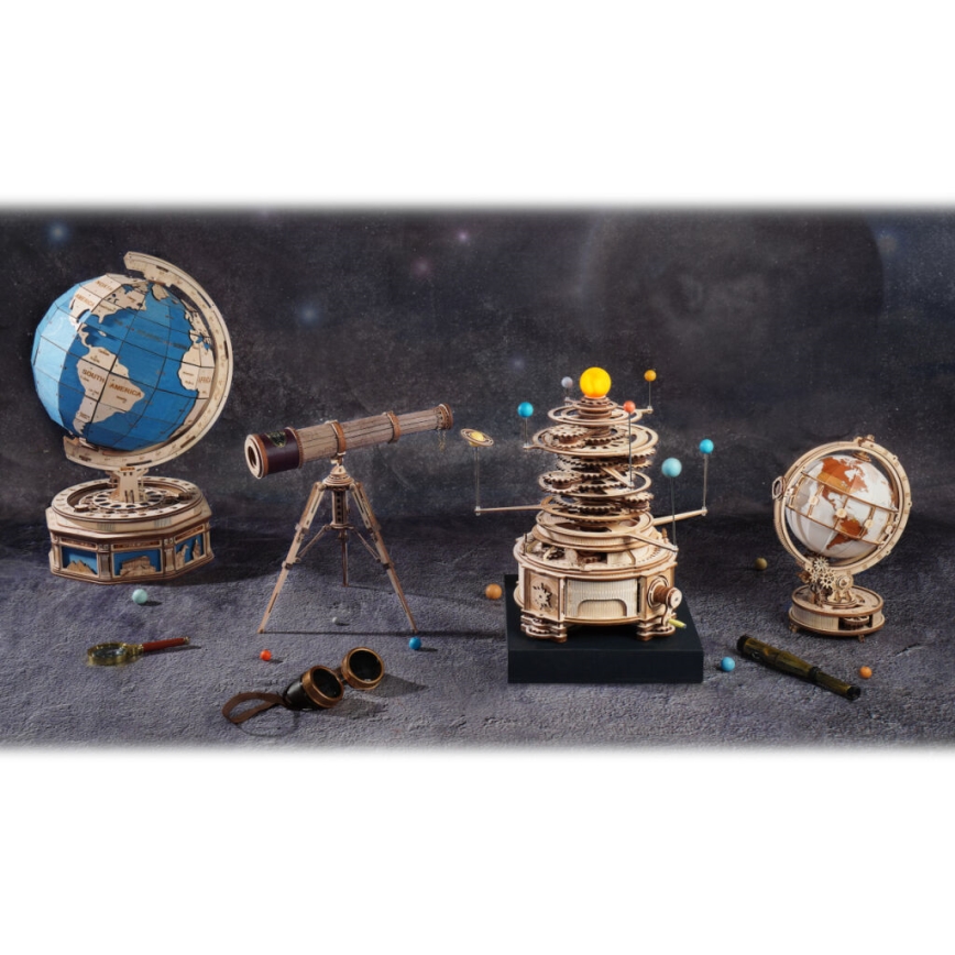 RoboTime - 3D дерев'яний механічний пазл Planetárium
