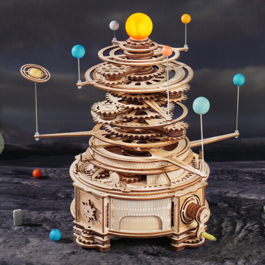 RoboTime - 3D дерев'яний механічний пазл Planetárium