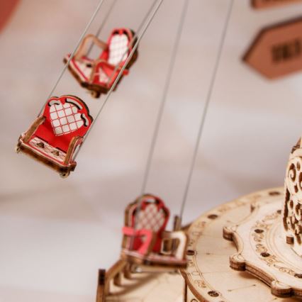 RoboTime - 3D головоломка с музыкальной шкатулкой Цепочная карусель 3xAAA