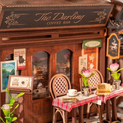 RoboTime - 3D пазл LED Книжкова підпірка Зустріч у книжковій галереї 2xAAA