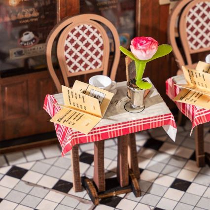 RoboTime - 3D пазл LED Подставка для книг Встреча в книжном проходе 2xAAA