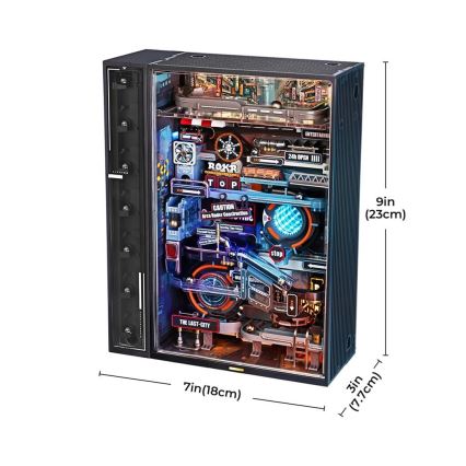 RoboTime - 3D механический головоломка с дорожками для шариков Город прошлого