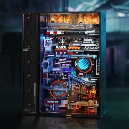 RoboTime - 3D механический головоломка с дорожками для шариков Город прошлого