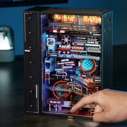 RoboTime - 3D механический головоломка с дорожками для шариков Город прошлого