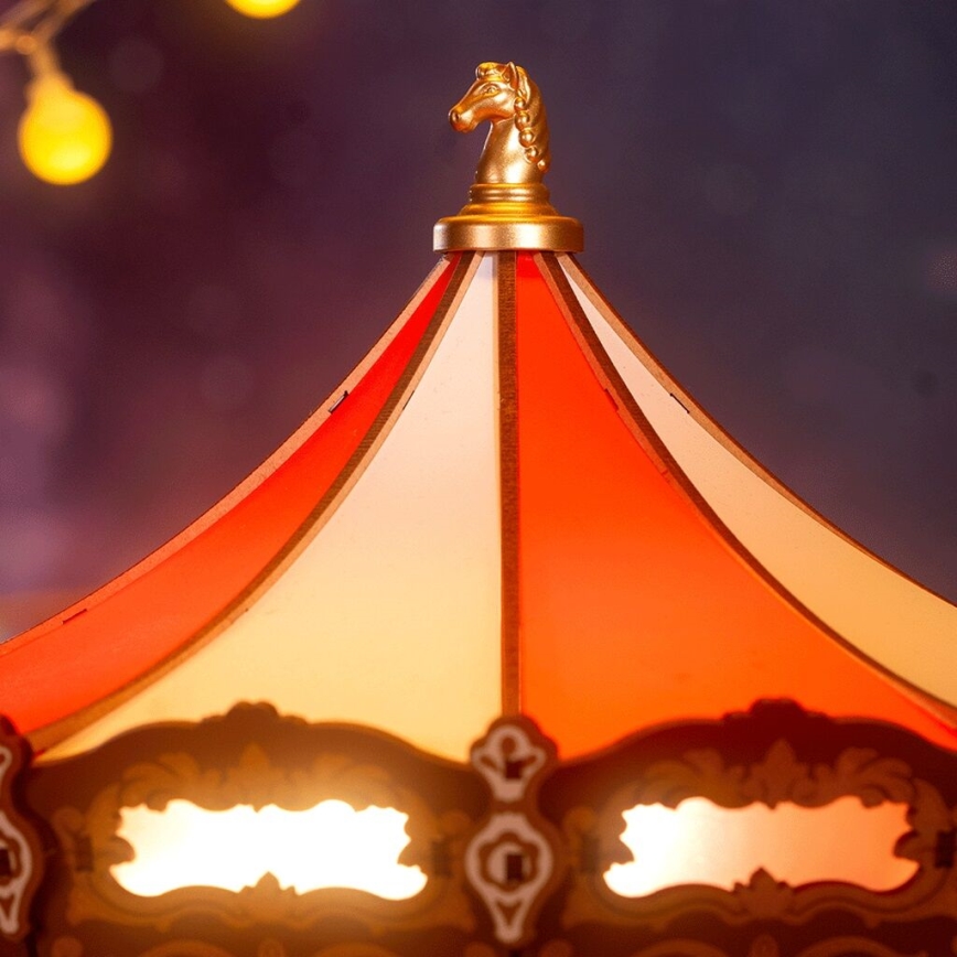 RoboTime - 3D пазл музичної скриньки Класичний карусель 5В