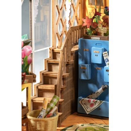 RoboTime - LED Підставка для книг Garden house 3D puzzle 2xAAA