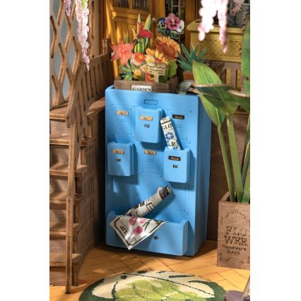 RoboTime - LED Підставка для книг Garden house 3D puzzle 2xAAA
