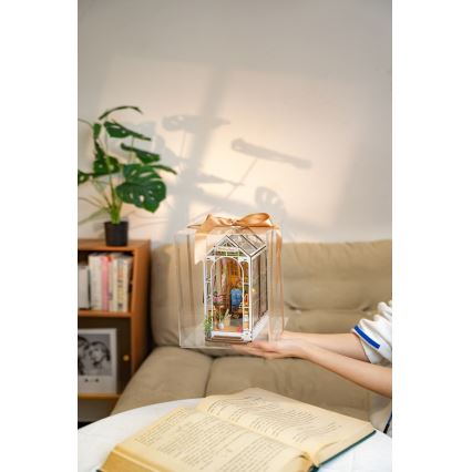 RoboTime - Светодиодная подставка для книг Садовый дом 3D-головоломка 2xAAA