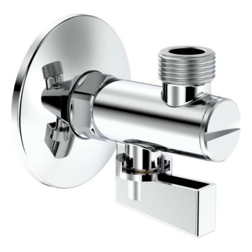 Roca A525168200 - кутовий вентиль AQUA, блискучий хром