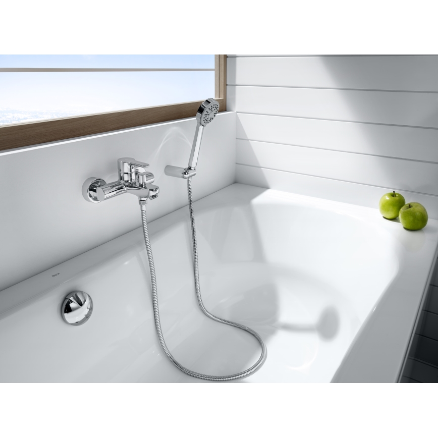 Roca A5A0209C00 - Ванна змішувач L20 блискучий хром