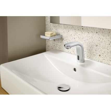 Roca A5A5509C00 - Бесконтактный смеситель для раковины L20 230V полированный хром