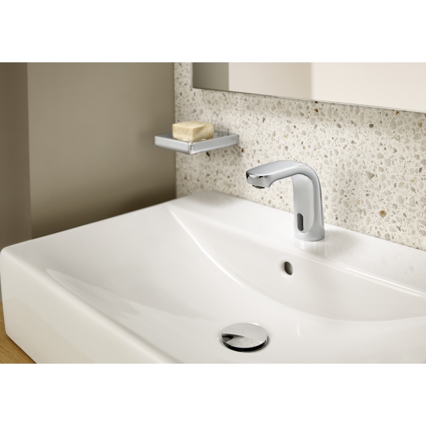 Roca A5A5509C00 - Бесконтактный смеситель для раковины L20 230V полированный хром