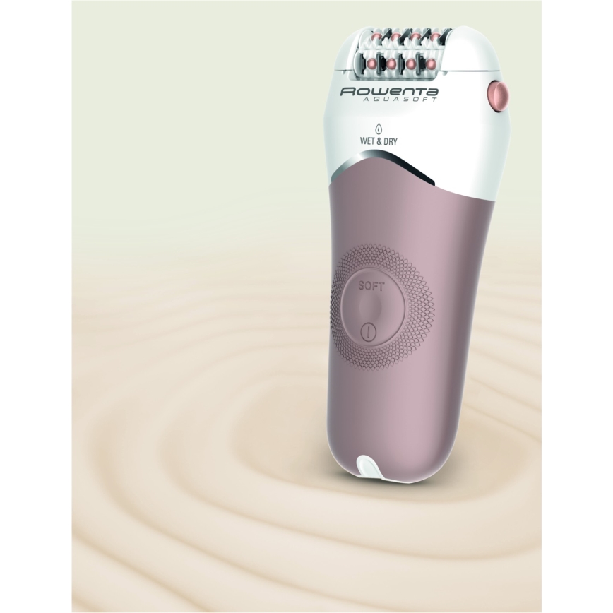 Rowenta - Эпилятор WET&DRY 4,5W/5V 600 mAh бежевый/золотой