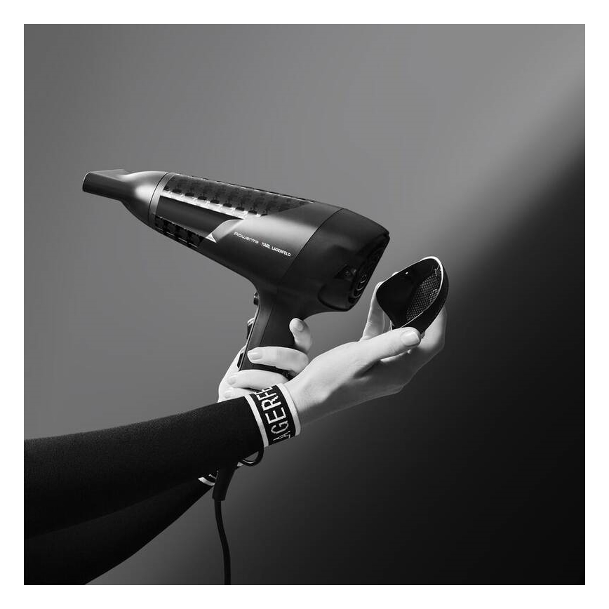 Rowenta - Фен KARL LAGERFELD STUDIO DRY 2100W/230V черный