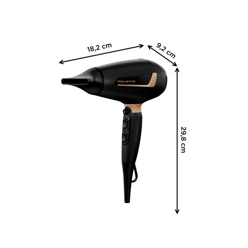Rowenta - Фен PRO EXPERT 2200W/230V чорний