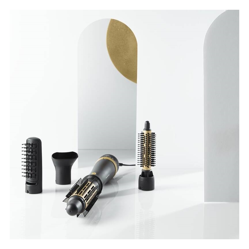 Rowenta - Фен-щетка EXPRESS STYLE 800W/230V черный/золотистый