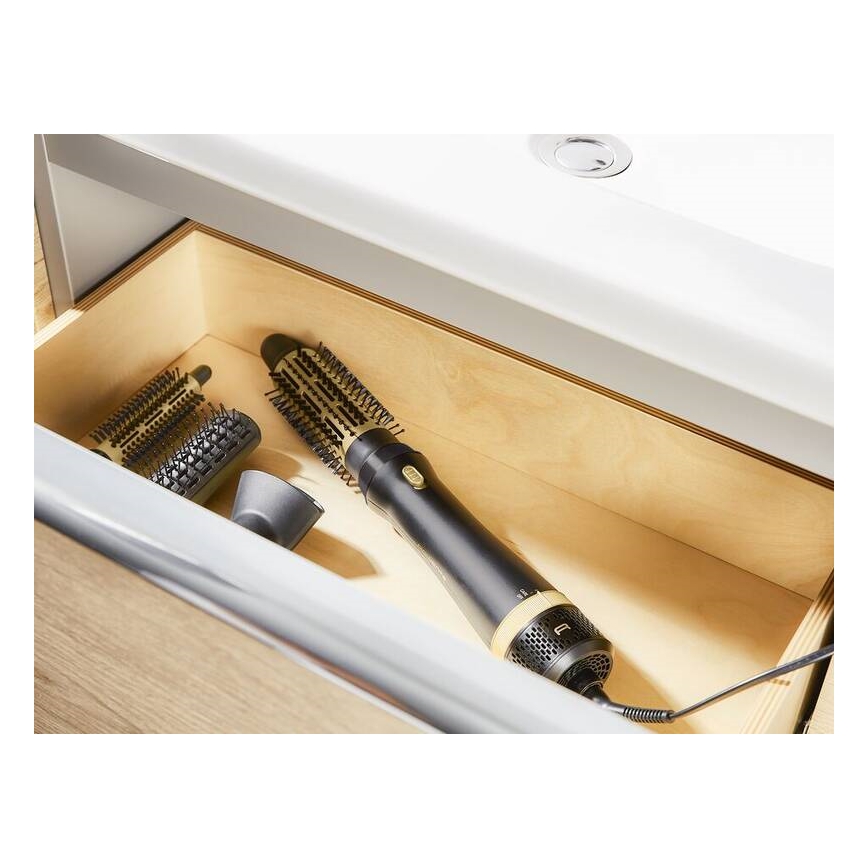 Rowenta - Фен-щетка EXPRESS STYLE 800W/230V черный/золотистый