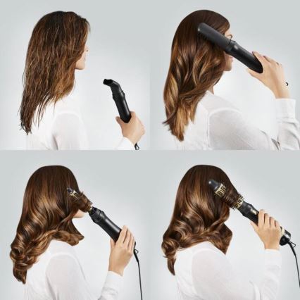 Rowenta - Фен-щетка EXPRESS STYLE 800W/230V черный/золотистый