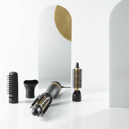 Rowenta - Фен-щітка EXPRESS STYLE 800 Вт/230 В чорний/золотий