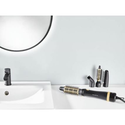 Rowenta - Фен-щітка EXPRESS STYLE 800 Вт/230 В чорний/золотий