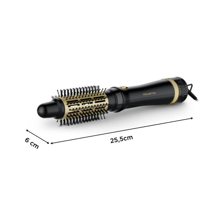 Rowenta - Фен-щітка EXPRESS STYLE 800 Вт/230 В чорний/золотий