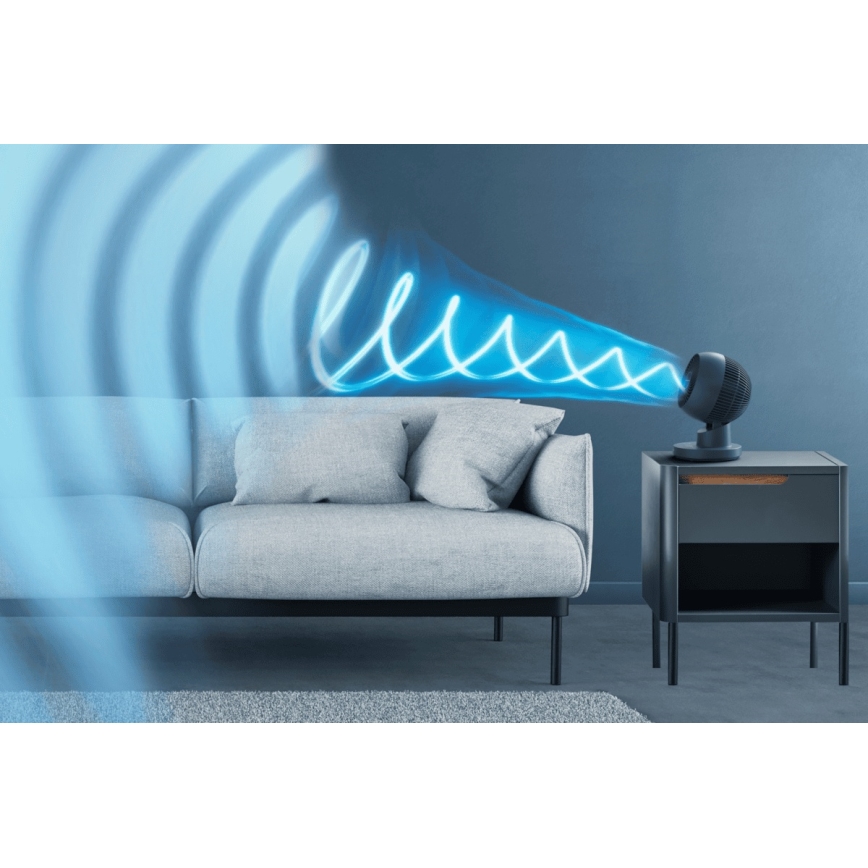 Rowenta - Настільний вентилятор TURBO SWIFT COMPACT 230В синій + дистанційне керування