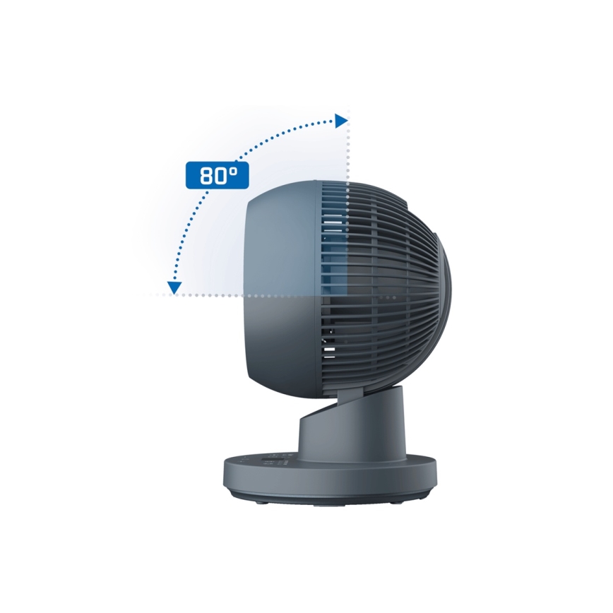 Rowenta - Настольный вентилятор TURBO SWIFT COMPACT 230В синий + дистанционное управление