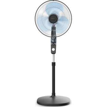Rowenta - Підлоговий вентилятор з відлякувачем комарів ESSENTIAL+ 60W/230V 130 см, чорний
