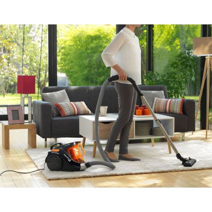 Rowenta - Пилосос без мішка COMPACT POWER 1,5л 750W/230V чорний/помаранчевий
