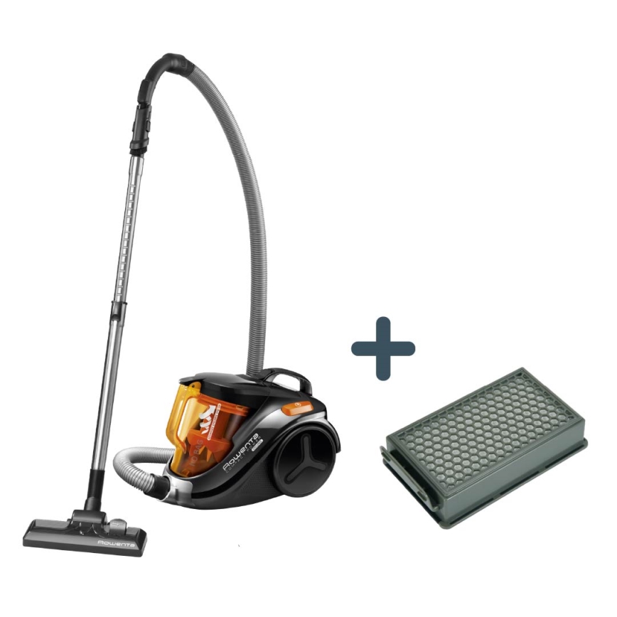 Rowenta - Пилосос без мішка COMPACT POWER 1,5л 750W/230V чорний/помаранчевий