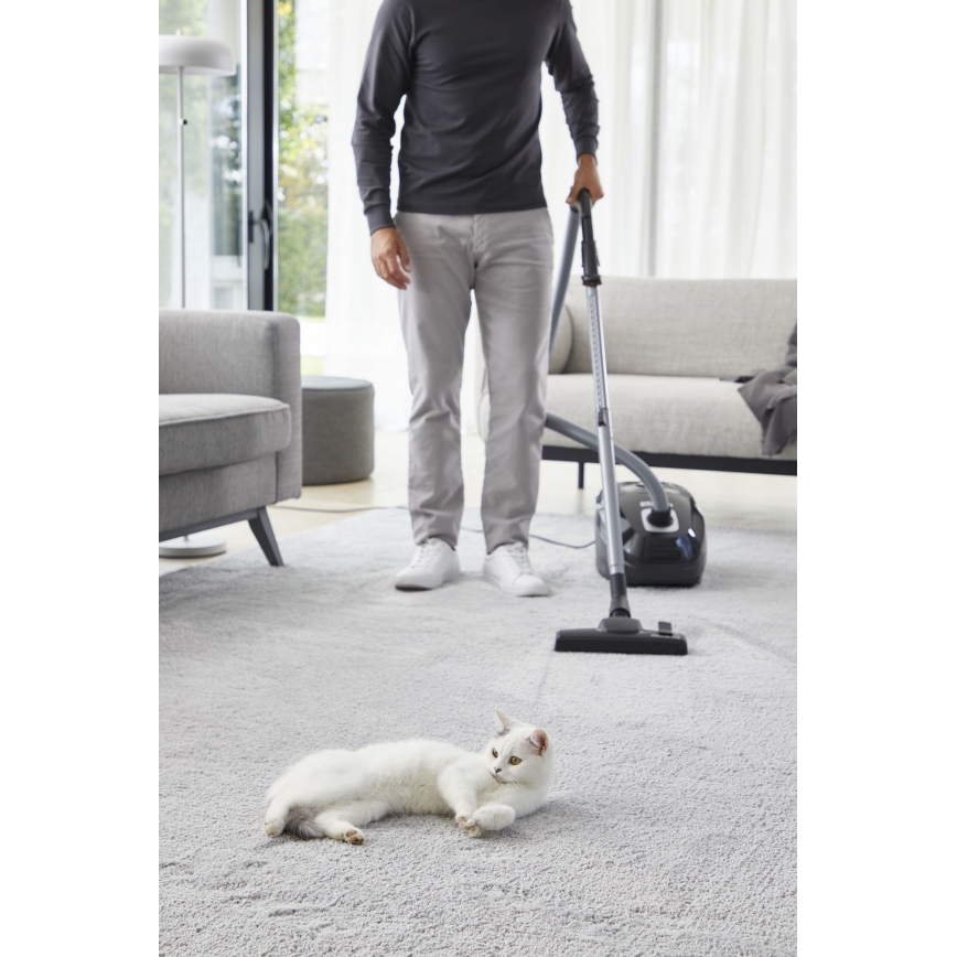 Rowenta - Пилосос з мішком для збору пилу GREEN FORCE EFFITECH ECO TOTAL CLEAN 400W/230V чорний