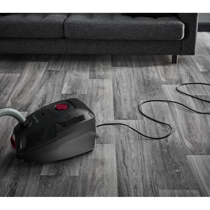 Rowenta - Пилосос з мішком для збору пилу GREEN FORCE MAX ECO TOTAL CLASSIC 900W/230V чорний