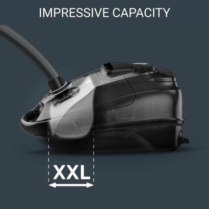 Rowenta - Пилосос з мішком для збору пилу SILENCE FORCE ALLERGY+ 4,5l 400W/230V чорний/білий