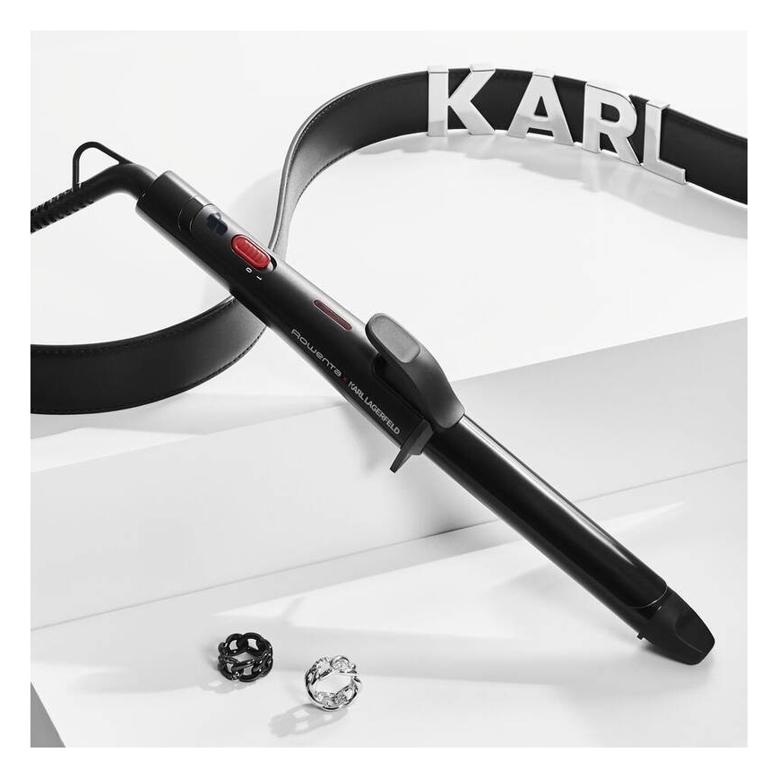 Rowenta - Плойка KARL LAGERFELD 47W/230V чорний