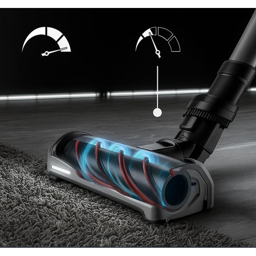 Rowenta - Стрижневий пилосос зі шваброю X-FORCE FLEX ANIMAL AQUA AUTO 3в1 480W/32,4V 2500 mAh синій