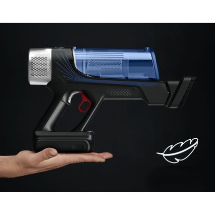 Rowenta - Стрижневий пилосос зі шваброю X-FORCE FLEX ANIMAL AQUA AUTO 4в1 250W/25,2V 2500 mAh чорний/синій