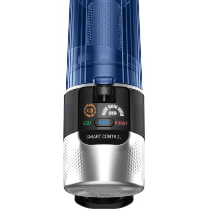 Rowenta - Стрижневий пилосос зі шваброю X-FORCE FLEX ANIMAL AQUA AUTO 4в1 250W/25,2V 2500 mAh чорний/синій