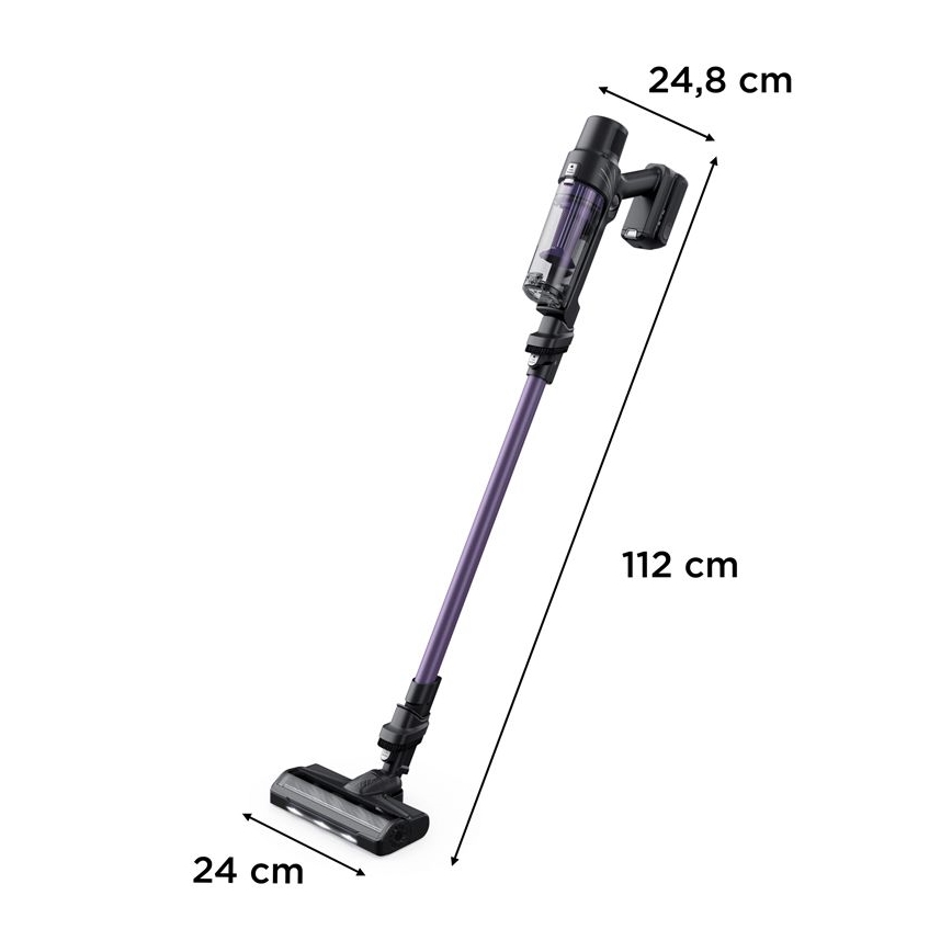 Rowenta - Стрижневий пилосос X-PERT 2в1 140W/18V 2500 mAh фіолетовий