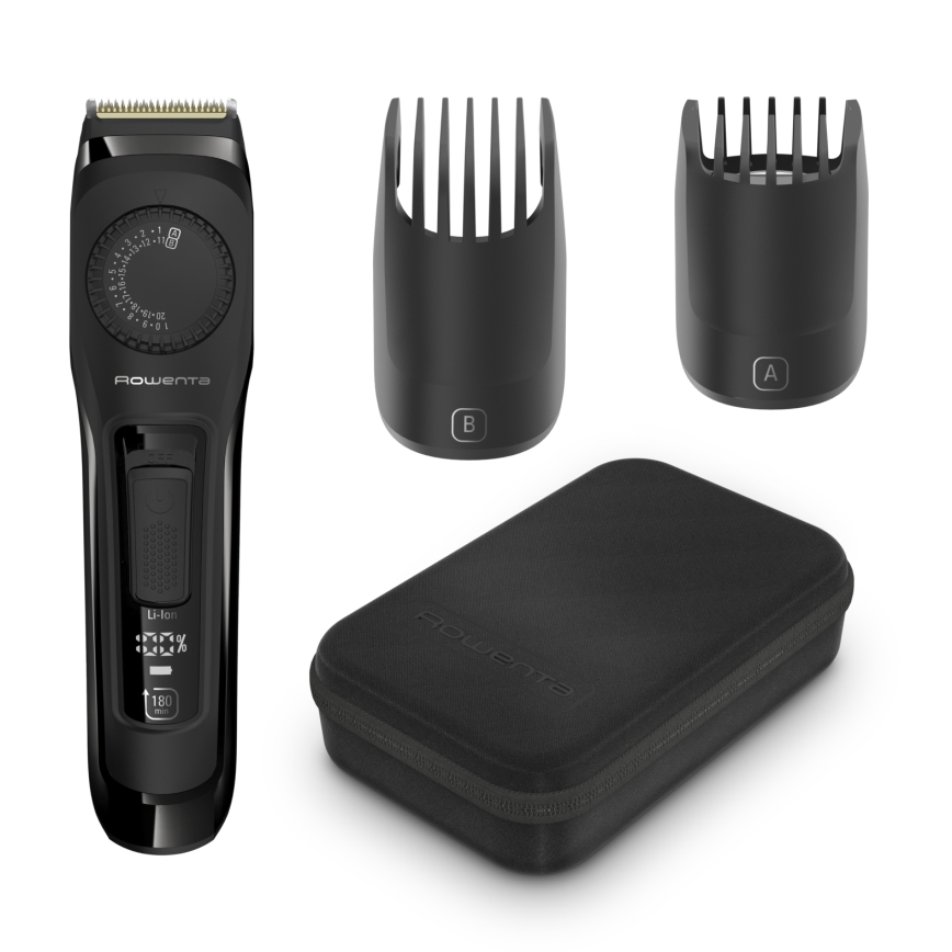 Rowenta - тример для бороди VIRTUO BEARD TRIMMER, чорний, 1200 mAh