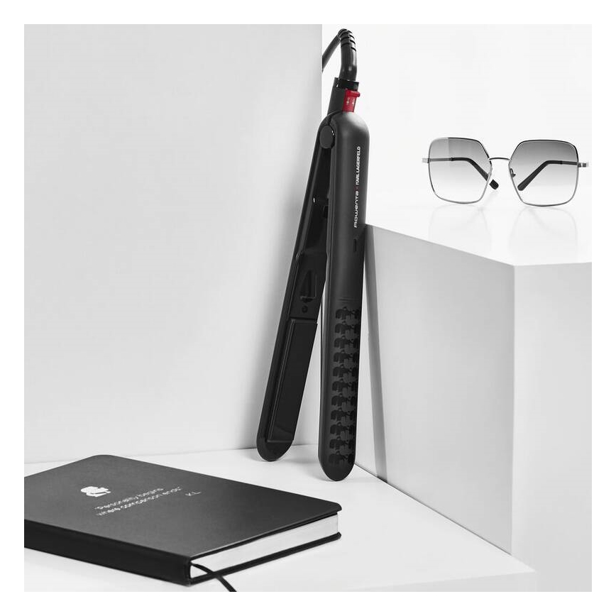 Rowenta - Утюжок для волос KARL LAGERFELD OPTILISS черный