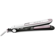 Rowenta - Утюжок для волос с ЖК-дисплеем PREMIUM CARE 32W/230V розовый/белый