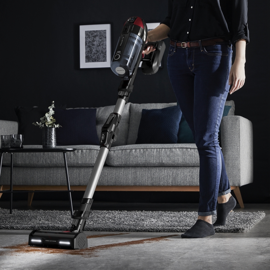 Rowenta - вертикальний пилосос X-FORCE FLEX ANIMAL CARE 320W/25,2V чорний 2000 mAh