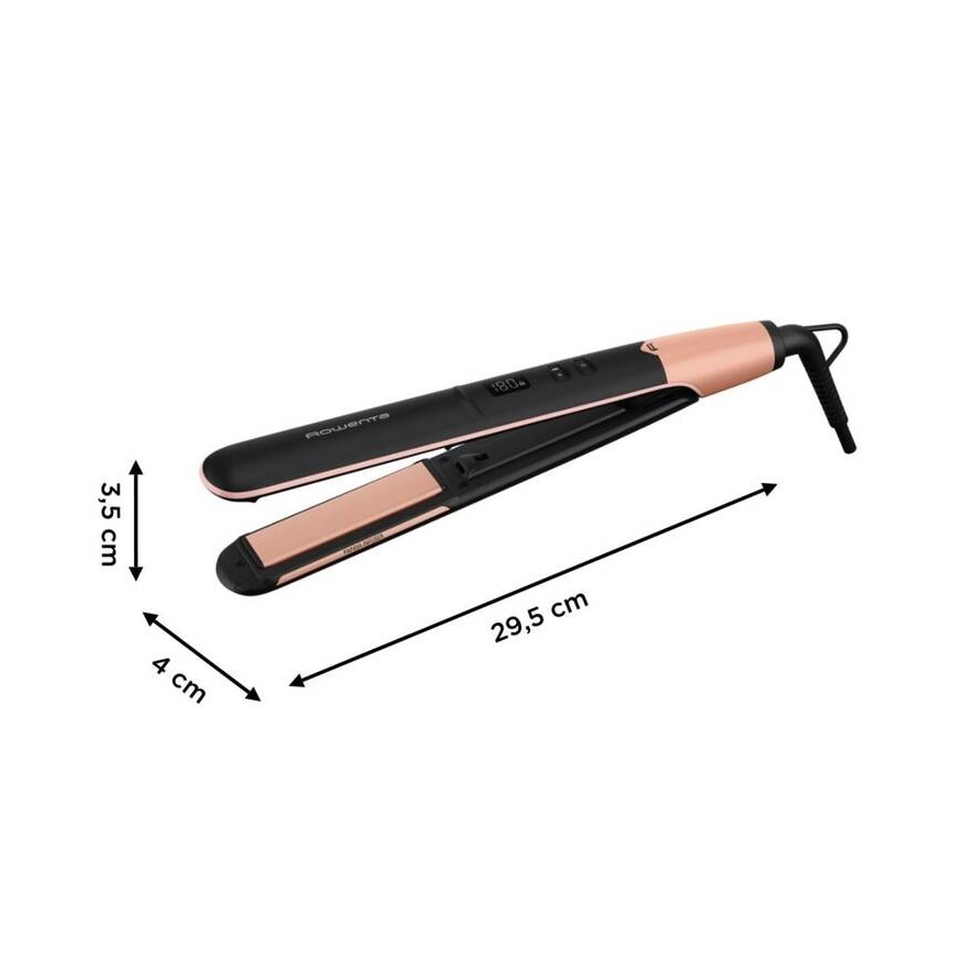 Rowenta - Вирівнювач для волосся з РК-дисплеєм EXPRESS SHINE 39W/230V