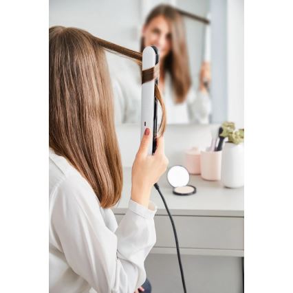 Rowenta - Вирівнювач для волосся OPTILISS білий